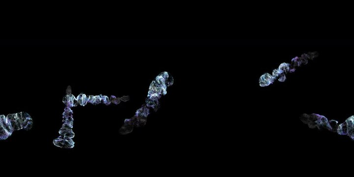 Floating nebula 04 visual effects for 360 VR video.(loopable)