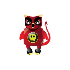 owl in halloween costume