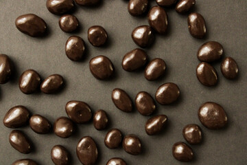 dark chocolate covered raisin candies