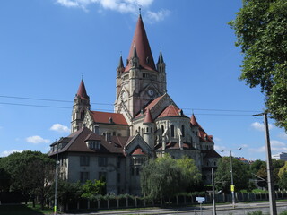 Pfarrkirche zum heiligen Franz von Assisi in Wien, Österreich