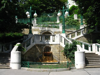 Obraz premium Die berühmte Strudlhofstiege in Wien, Österreich