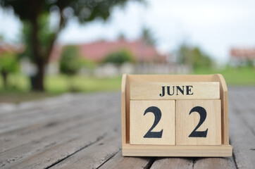 June 22, Number cube with a natural