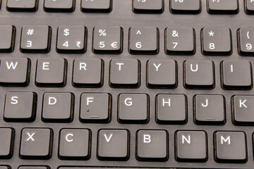 a black color computer keyboard