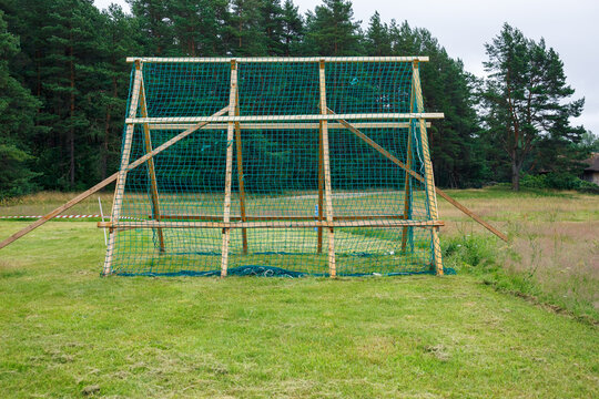 City Riga, Latvia. Run race, people were engaged in sports activities. Overcoming various obstacles and running.
