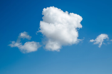 Obraz premium White, Fluffy Clouds In Blue Sky. Background From Clouds.