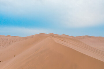 Fototapeta na wymiar desert under bule sky