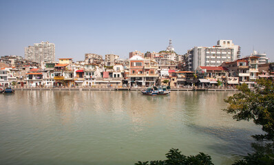 Fototapeta na wymiar Shapowei dock in Xiamen, China
