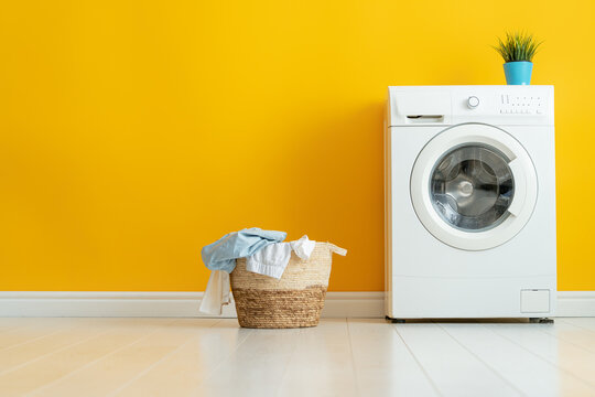 laundry room with a washing machine