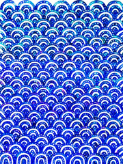 Fototapeta premium 青海波 波模様