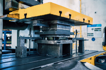 machine tool in factory