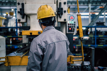 worker working in factory