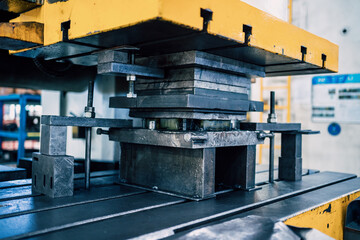 machine tool in factory