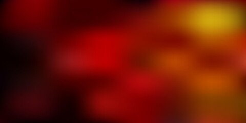 Light red, yellow vector abstract blur texture.