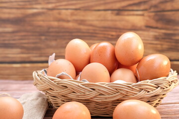 eggs in a basket