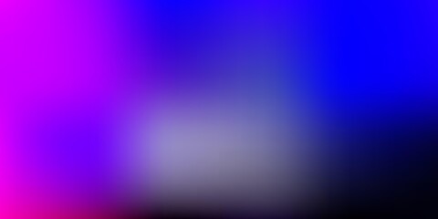 Dark Pink, Blue vector blurred template.