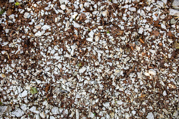 Background image of a stone crumb with small and large stones