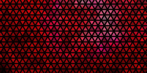 Dark Pink, Red vector pattern with polygonal style.