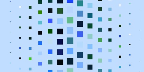 Light Blue, Green vector background in polygonal style. Modern design with rectangles in abstract style. Pattern for commercials, ads.