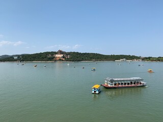 Fototapeta na wymiar Lac de Kunming à Pékin, Chine