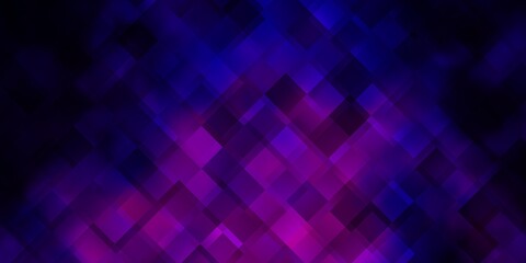Dark Purple vector pattern in square style.
