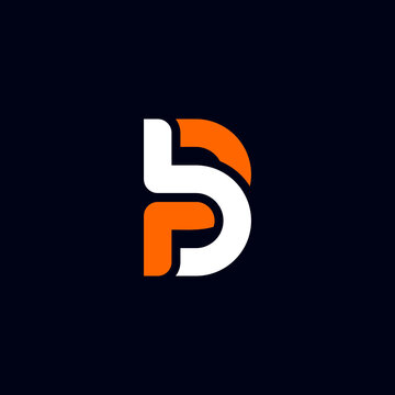 Letter PB BP Initial Logo Design Vector Template Illustration
