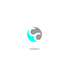 Letter CC Initial Logo Design Vector Template Illustration