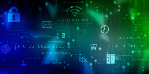 Digital Abstract technology background,2d illustration