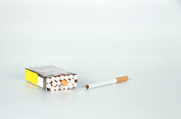 cigarette isolated on white background.