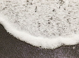 white sea foam as background