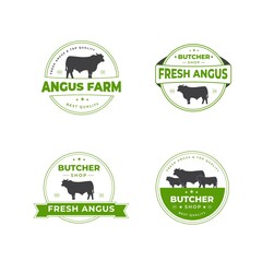 Vector logo template of butchery or meat shop
