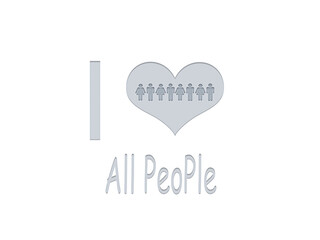 I love all people