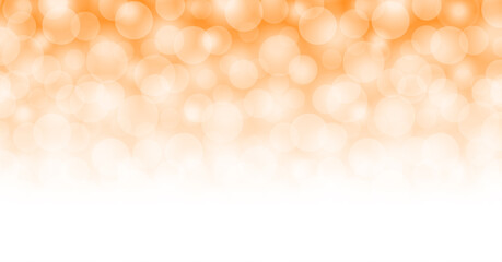 Obraz premium orange bokeh for abstract background, orange light with bokeh backgrounds banner, glowing orange bright shine blurred, defocused bokeh glitter orange soft color for backdrop and wallpaper
