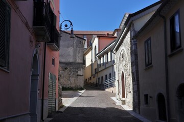 Fototapeta na wymiar Sant'Angelo dei Lombardi - Vicolo del centro storico