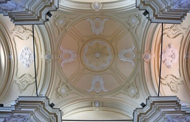 Sant'Angelo dei Lombardi - Particolare della volta del Duomo