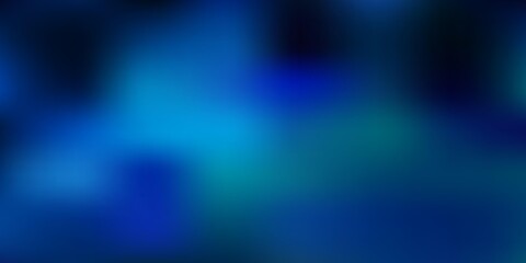 Dark blue vector abstract blur layout.