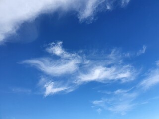 blue sky with clouds