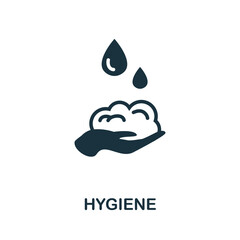 Hygiene icon. Monochrome simple Hygiene icon for templates, web design and infographics