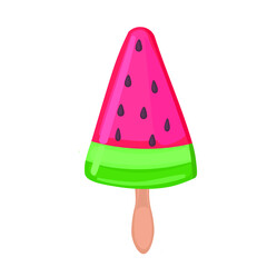 vector illustrations with ice cream. Cartoon style. Can be used for icons or stickers. summer dessert.