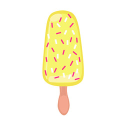 vector illustrations with ice cream. Cartoon style. Can be used for icons or stickers. summer dessert.