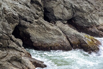 View from Marin Headlands, Sea Caves
