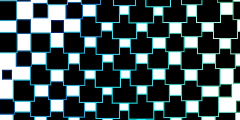 Light BLUE vector pattern in square style. Colorful illustration with gradient rectangles and squares. Pattern for websites, landing pages.