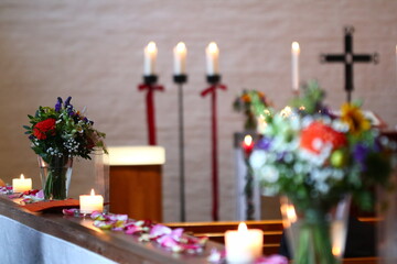 Gottesdienst in der Kirche