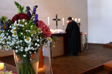 Gottesdienst in der Kirche