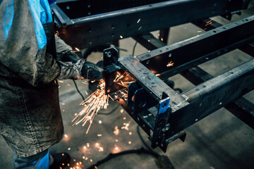 worker working in factory