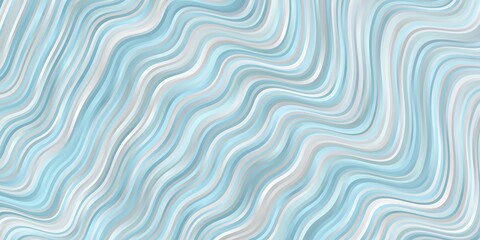 Light BLUE vector pattern with curves. Colorful illustration, which consists of curves. Template for your UI design.