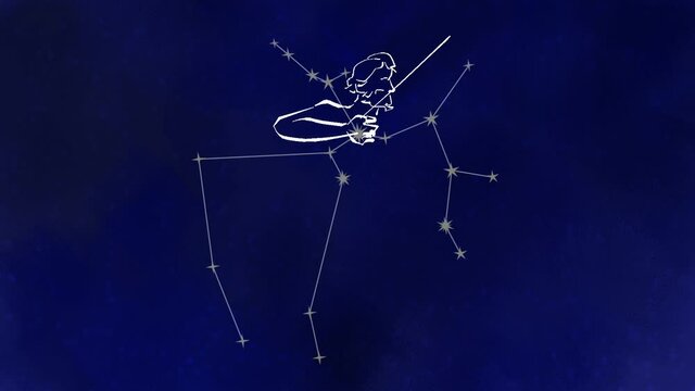 黄道十二星座-いて座