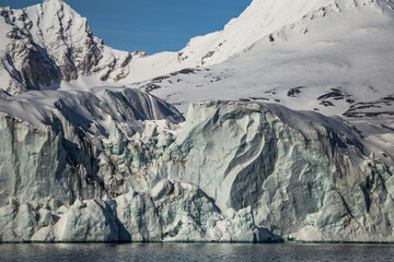 Lodowe formy południowego Spitsbergenu - obrazy, fototapety, plakaty