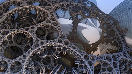 Reinforced concrete and steel structures - the basis of architecture, lace of modern cities