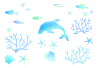 海イメージのパターン