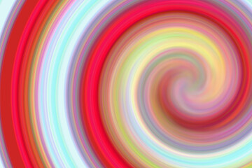 Obraz premium Funnel abstract pattern. Swirl, spiral, multi-colored pattern as a background.